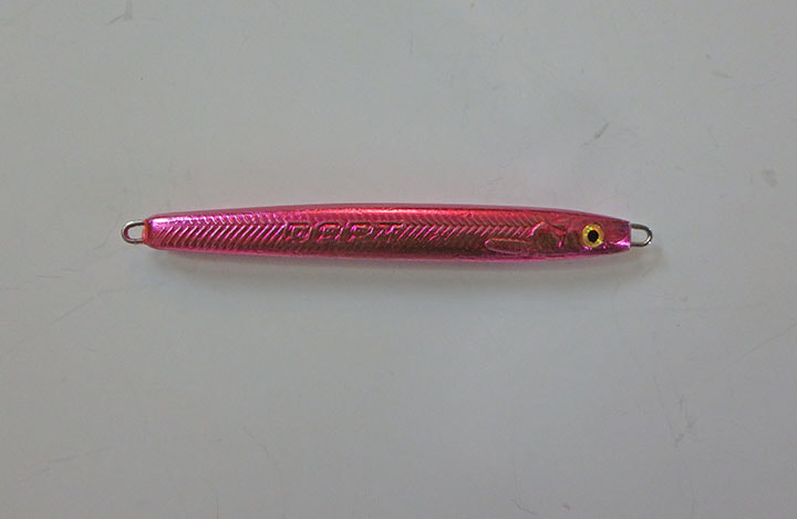 5pcs Fish WOW!® 4 Mini Feather 1/2oz Bullet Chrome Head Trolling Tuna Lure  Squid Skirts - Pink White